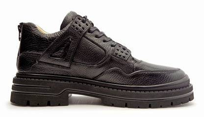 R-53205 バックジップレザースニーカー